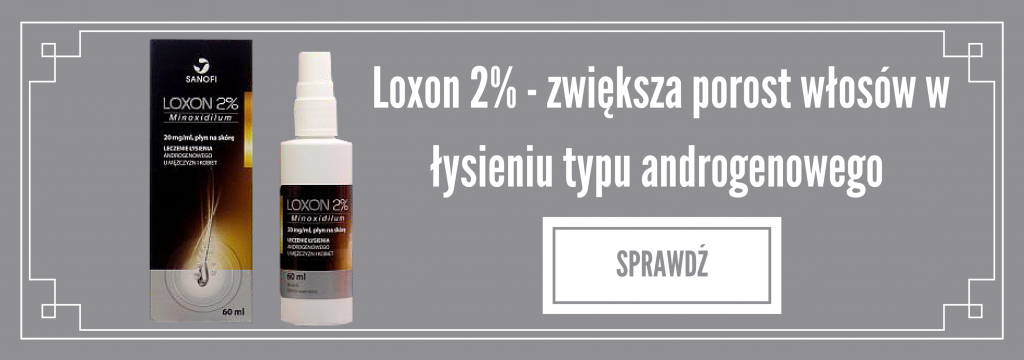 Loxon 2% - przeciw wypadaniu włosów typu androgenowego