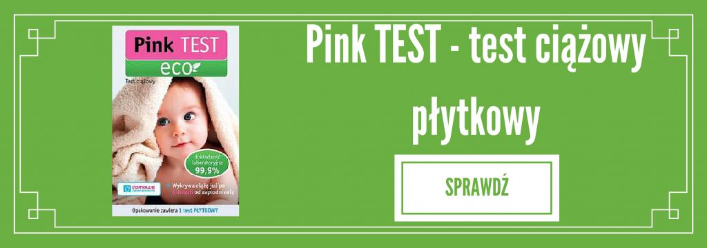 Pink-TEST test ciążowy płytkowy